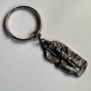 Metzke Pewter 1980 Golfer Keychain